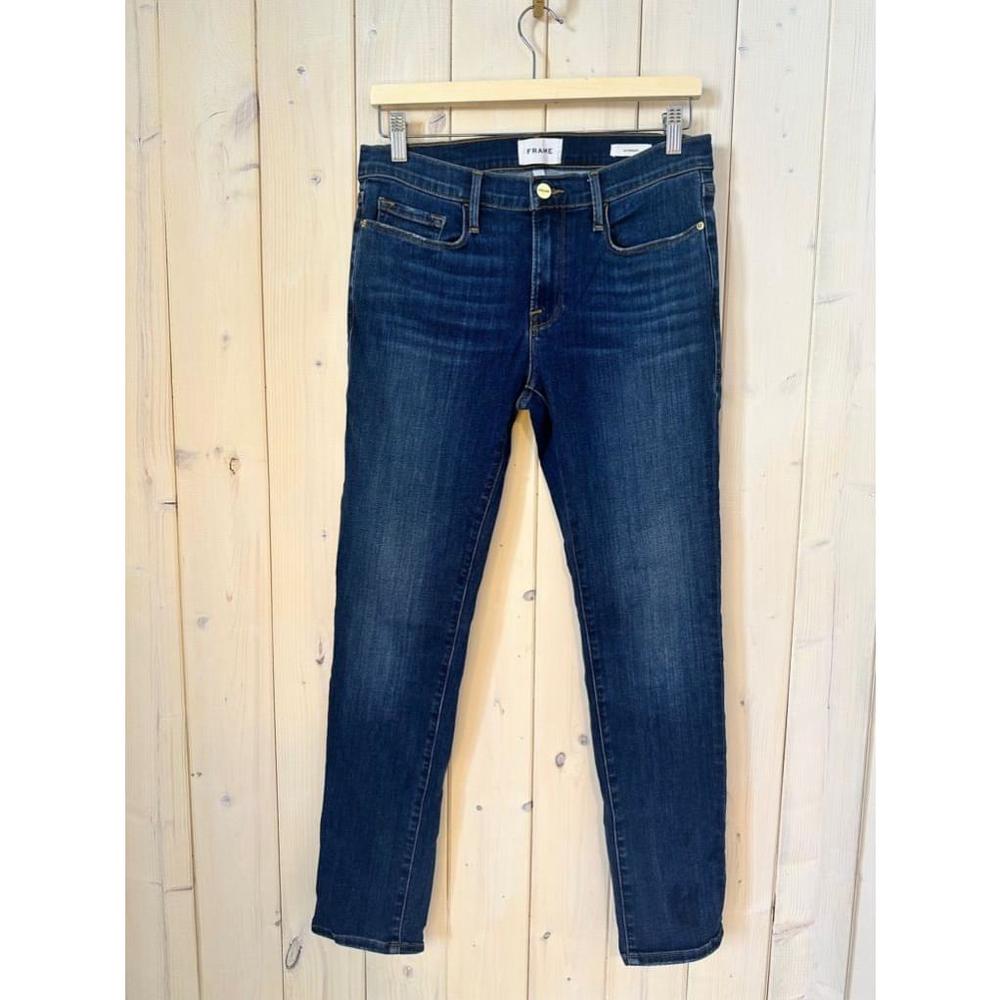 Women's Frame Le Garcon Jeans - Size 27 Blue Essential